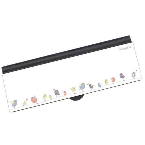 ECR4Kids MessageStor Keyboard Write and Store Desk Organizer, Birds