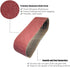 3 x 18 Inch Sanding Belts, 40 Grit Aluminum Oxide Belt Sander Paper for Woodworking, 12 Pack