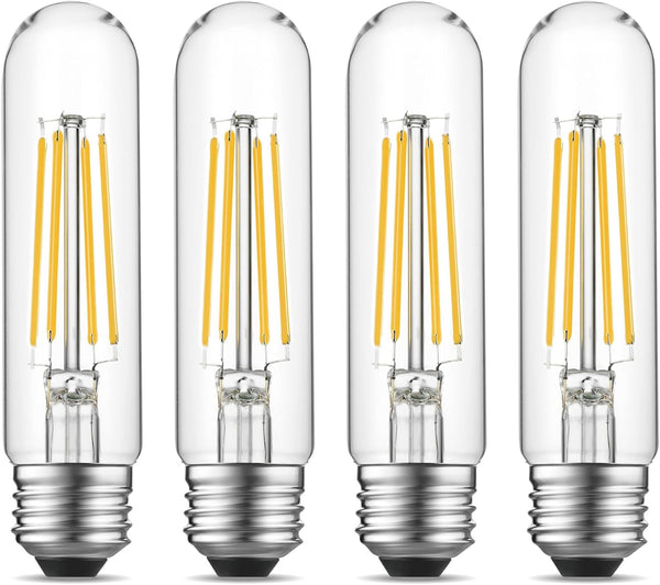 Gozelux Tubular Light Bulb 6W Equal E26 LED Bulb 60 Watt Dimmable