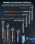 Set: 40-in-1 180 S2 Set Saker Upgraded Magnetic Screwdriver Ratchet Screwdriver Tool Kit with Ball-Joint Handle