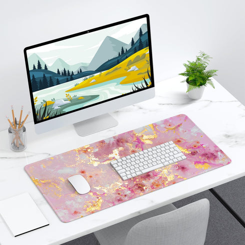 Desk Mat, Large Mouse Pad, 32" x 16" XXL Extended Gaming Mousepad, Cute Office Supplies and Accessories
