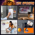 8 Pieces Halloween Sticky Notes, Self-adhesive Funny Notepads with Pumpkin Cat Design, Cute Memo Pads Essentials for Party Gifts,School,Office,Work-Study to-do List,Checklist Supplies