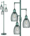 Torondo Dimmable Industrial Floor Lamps for Living Room, Green Tree Standing Tall