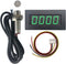 DIGITEN 4 Digital Green LED Tachometer RPM Speed Meter with Hall Proximity Switch Magnet Sensor for Lathe