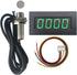 DIGITEN 4 Digital Green LED Tachometer RPM Speed Meter with Hall Proximity Switch Magnet Sensor for Lathe