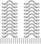 22Pcs M5 316 Stainless Steel Eye Straps Ceiling Wall Mount U Hook with Screws