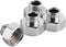 Water Line Adapter, 4 PCS Pipe Fittings in 1/2" Female to 3/8" Male Reducer Adapter, Compression Fitting for Faucet