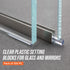 Franklowe Clear Plastic Setting Blocks for Glass and Mirrors Pack of 100 PC (1/8" x 1/4" x 2")