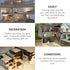 Set 5 Miniature European Wall Sconce for DIY - Decorative Lights