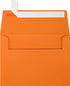 LUXPaper A6 Invitation Envelopes, Peel & Press, Mandarin Orange, 80lb. Text, 50 Qty