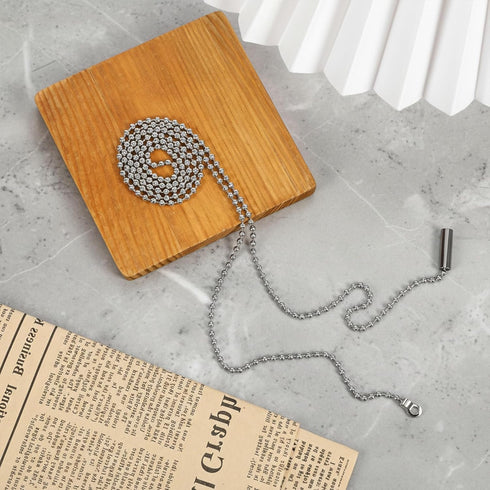 Tucnoeu 4 3mm Pcs Pull Chain String Extension with Connector, Extra Long Rust Proof Fan Pull Chain Extension
