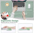 MOSISO Keyboard Mouse Pad Set, Large Gaming Mouse Pad & Wrist Rest, Ergonomic Non-Slip Mousepad with Memory Foam