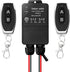 Feloako Waterproof 110V/120V Remote Control Switch, AC 100-240V 30A Relay Wireless Remote Switch