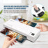 Laminator, 4 in 1 A4 Laminating Machine with 40 Laminating Sheets, Hot & Cold with Paper Trimmer & Corner Rounder,
