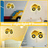 Aurelema Construction Themed Night Light Wall Lamp Sleeping Nursery Lighting Cute Floating Battery Operated Hanging