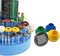 Generic Hole Drill Bit Storage Case Rotary Tool Bit Holder Mandrel Bench Stand Organizer Round Shape Metalworking