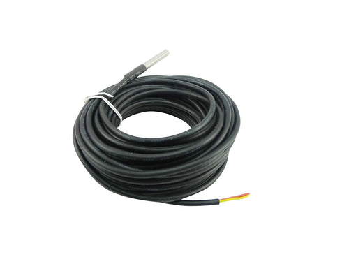 DS18B20 Waterproof Stainless Steel Temperature Sensor Digital Temperature Probe Sensor Cable Temperature Range (-55?~ +125?) 6 * 50mm 10 Meter / 32.6Ft