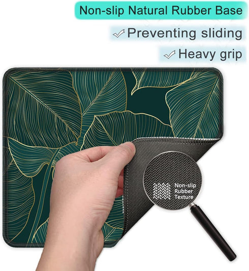 ITNRSIIET Premium-Textured Mouse Pad - Non-Slip Rubber Base, Waterproof Gaming Pad for Wireless Mouse