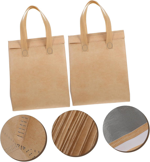 50 Insulated Take-Out Bags for Hot & Cold Beverages - Ideal for Milk Tea