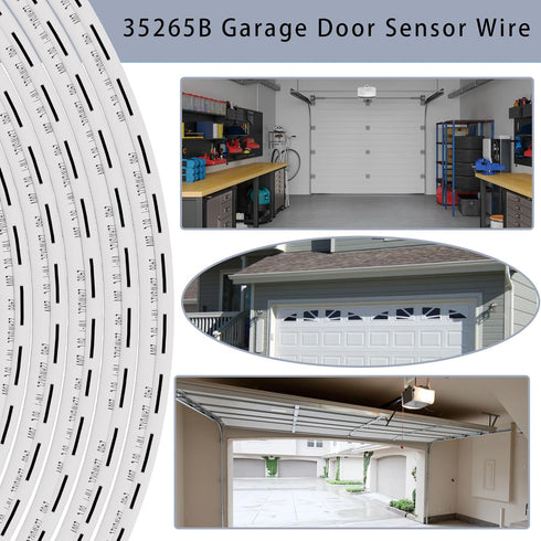LaWana 100 22 2-Pin Feet AWG Garage Door Opener Wire, Universal Garage Door Wire for Sensors, Control Station