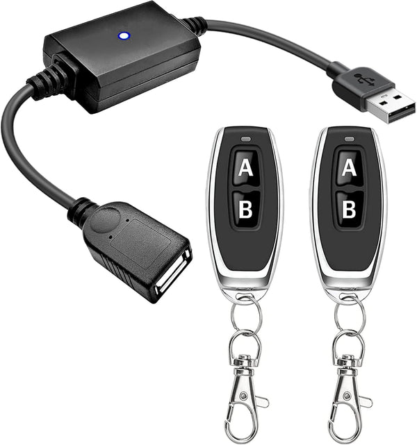 DC 5V USB Wireless Remote Control Switch,433MHz RF Relay Power Switch,Wall Penetrating