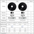 2 Pack 5-5/16 Inches 5-5/16 Inch of Light Canopy Kit, Heavy Duty Replacement Cover Plate with Mounting Hardware