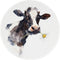 Generic Dairy Cow Mouse Pad with Stitched Edges-Cute Mousepad for Women, 8 Inch