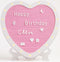 Heart-Shaped Felt Letter Board with Built-in LED Lights,10x10 Light-up Message Board with