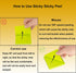 Sticky Notes, 3x3 Inches, Bright Colors Adhesive Sticky Pads, 80 Sheets/Pad, 8 Pads/Pack for Office, Home, School.