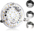 Frandilo 4inch 6000K, 18W Dimmable 120V 1800LM 1) Ceiling Fan LED Light Replacement LED Retrofit Kit Ceiling Fan Light