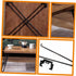 4pc Uonlytech Folding Table Legs Outdoor Coffee Tables Metal Brackets Computer Stands Picnic Leg Computer Desk tv Stand
