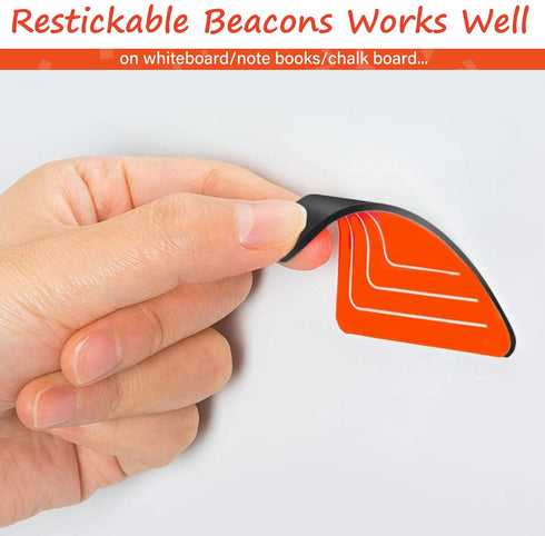 Beacons for Rocket Book, 2 Size, 10pieces Set with Protective Case for Digitizing Whiteboard Notes