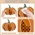 Fall Pumpkin Bulletin Board Decorations, Thanksgiving Classroom Decor with Autumn Leaves Pumpkin Cutouts