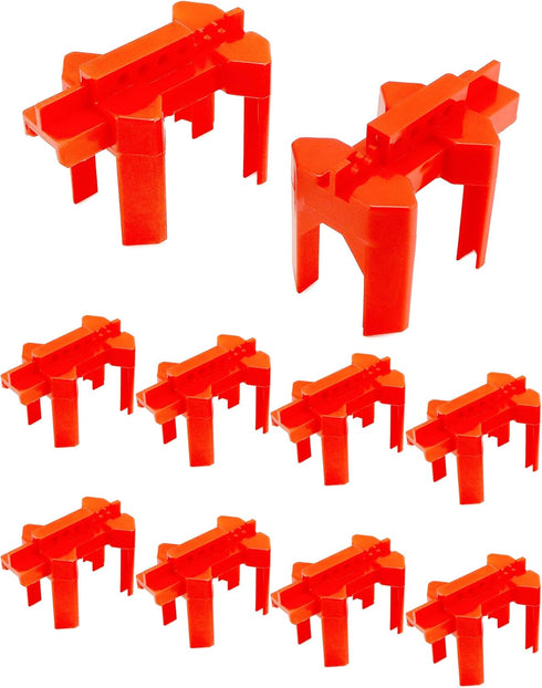 QWORK Small Ball Valve Lockout, 10 Pack Adjustable Ball Valve Lockout Device,
