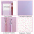 GWIQVEI 2 Leather Server Book with Zipper Pockets, Waitress Order Pad Holder for Cash & Tips - Fits in Server Apron, PU