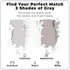 3 Pack spot. Touch-Up Paint | Matte Finish for Cabinets, Walls, Doors & Furniture | Multi-Tone Gray Repair Kit |