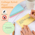 WINKIO 200 Count Cards,150gsm (50 (3 5 inches) Colored Index Cards, Note Heavy Weight College Ruled Colored Flashcards