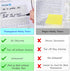 BAYTORY 900 Sheets Transparent Sticky Notes, Clear Waterproof 3 x 3 Inch Memo Pad, Self-Adhesive Writable Index Tabs