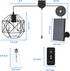 Solar Pendant Light - Outdoor/Indoor Solar Chandelier with Pull Cord, Perfect for Home, Chicken Coop, Porch, Barn