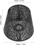 Tomedny E27 Metal Lamp Shade, Carved Forest Tree Shaped Small Lamp Shade Wrought Iron Lampshade Hollow Out Metal Tree