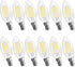 GvvooHome E12 Candelabra Bulb, 5000K Daylight, 6W Equivalent to 60 watt, E12