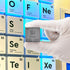 Silicon Cube Metal Density Cubes, Pure Metal High Density Element Cube for Element Collections