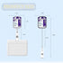 HWXWRU 2P Badge Reel Sani Wipes Healthcare Funny Clip Cute Work ID Badge Holder Retractable Clip Funny Nurse Badge