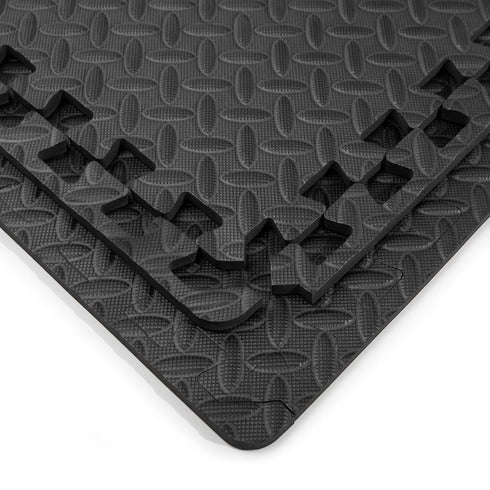 Art3d 48 1/2" Pack 12 Sq.Ft Eva Puzzle Exercise Mats, Thick Foam Interlocking Tiles for Flooring, Workout, Gym