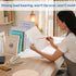 Suzile Clear Acrylic Magazine File Holder with Vertical Compartments, Desk Organizer Book Rack for Paper Folder Office