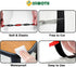 U-Shape Veneer Edge Banding, 16.4 Ft Self Adhesive Trim, Flexible TPE Edge & Corner Protector for Countertop (1.0 in,