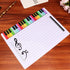 TEHAUX 4pcs Dry Erase Music Staff White Boards, 11 x 8 Inch Erasable Music Whiteboard for Kids Students Musicians