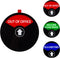 Kichwit Privacy Sign for Office, In a Meeting, Out of Office, Welcome Please Knock, 5 Inch, Black