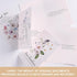 C2U Envelopes(20 Pack 4"x6"),Stickers Funeral Thank You Cards with & Message Inside - Wildflower Bereavement Sympathy