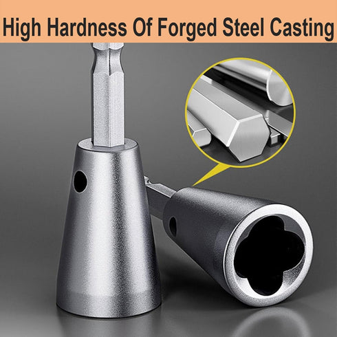 2026 6MM (1pcs) Wire Stripping and Twisting Tool, New Hex Shank Wire Nut Twister, Wire Twister Tool for Drill